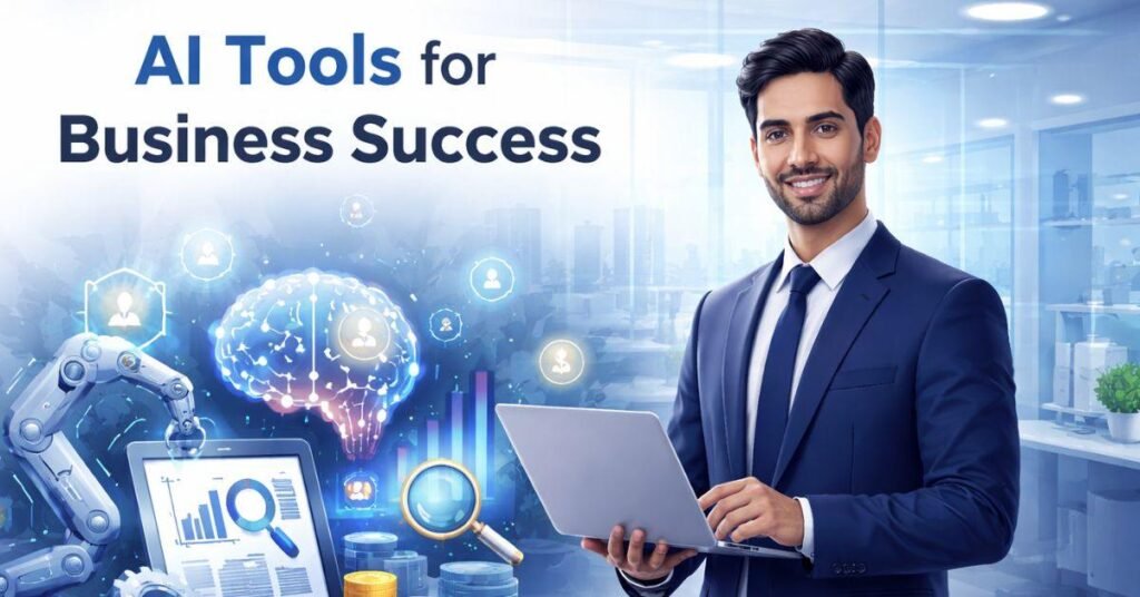 Technology blog comparison table displaying AI adoption statistics and cloud computing trends for 2026