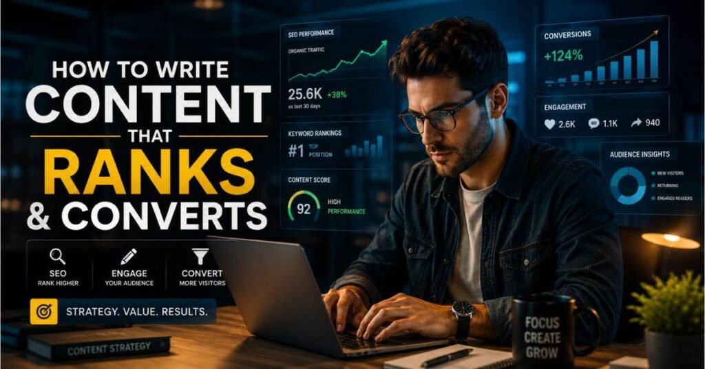 Keyword research and content analysis using modern SEO tools for higher search rankings