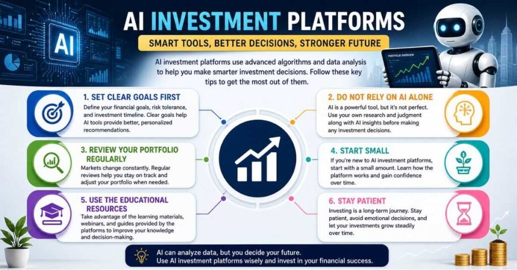 Smart investor reviewing AI generated stock recommendations and portfolio performance