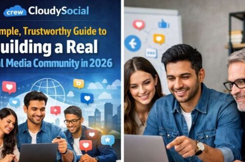 Crew cloudysocial platform helping businesses manage and grow their social media presence effectively