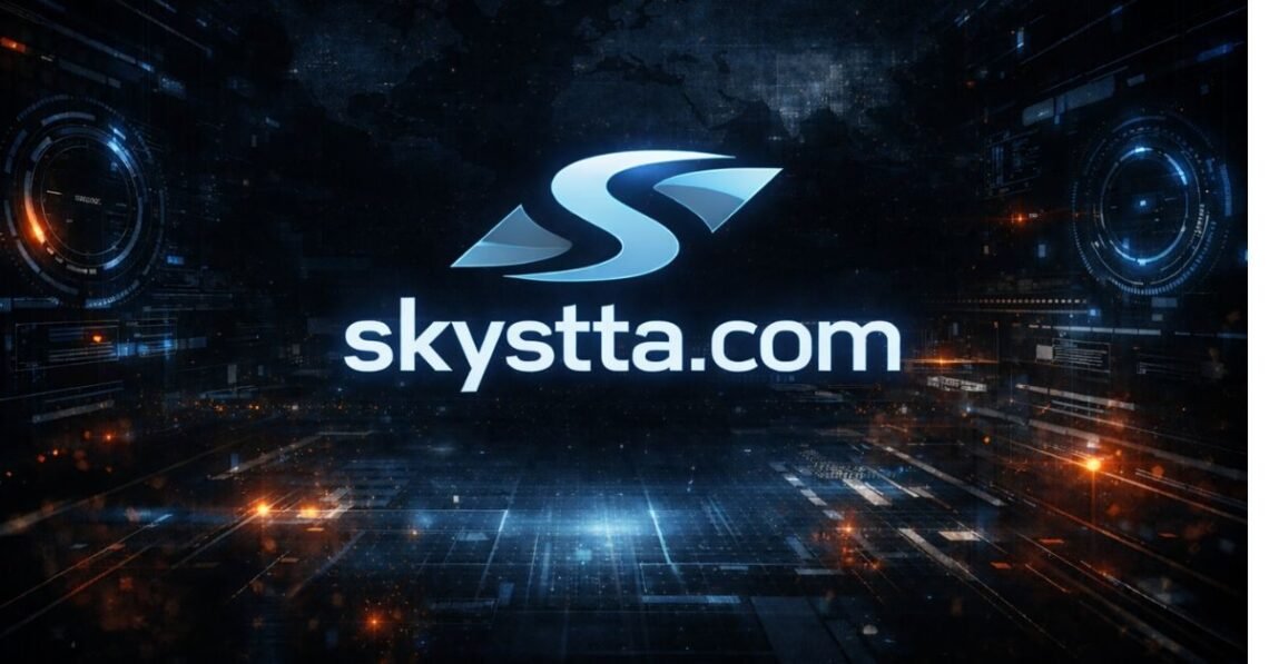 skystta com all-in-one digital platform dashboard showing website builder and marketing tools