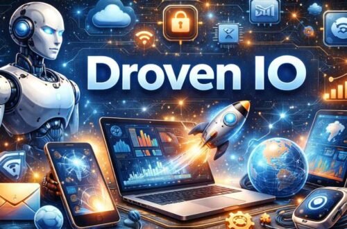 A colorful infographic from a tech blog showing AI tools, cloud computing, and cybersecurity in 2026