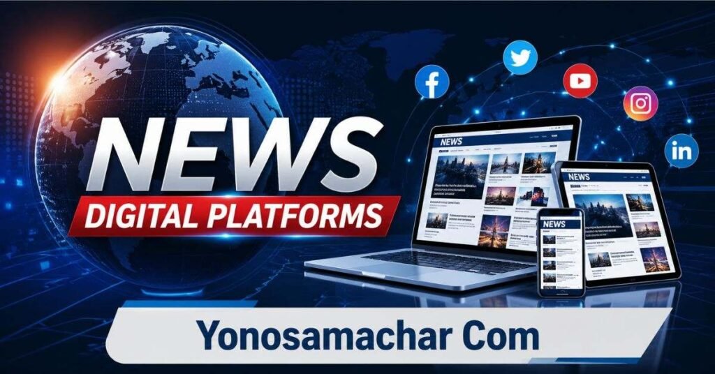Yonosamachar com homepage showing latest news categories like politics, tech, sports and entertainment