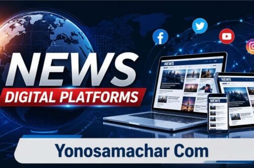 Yonosamachar com homepage showing latest news categories like politics, tech, sports and entertainment