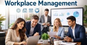 workplace management ewmagwork guide showing team collaboration and productivity tips for 2026