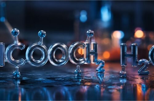 hcooch ch2 h2o chemical reaction diagram showing methyl formate hydrolysis with water molecules