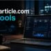 Dashboard view of uploadarticle.com SEO tools showing keyword and content optimization features