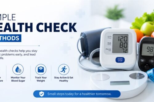 Simple health check methods to monitor blood pressure at home with a digital monitor