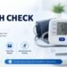 Simple health check methods to monitor blood pressure at home with a digital monitor