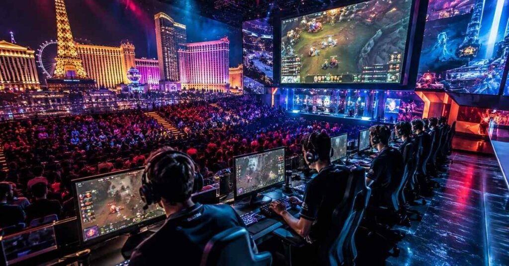 EmberLas Vegas Esports players competing in a live tournament event in Las Vegas Nevada 2026