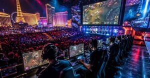 EmberLas Vegas Esports players competing in a live tournament event in Las Vegas Nevada 2026