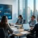 HR manager using survey tool to measure company culture and track employee engagement scores 2026