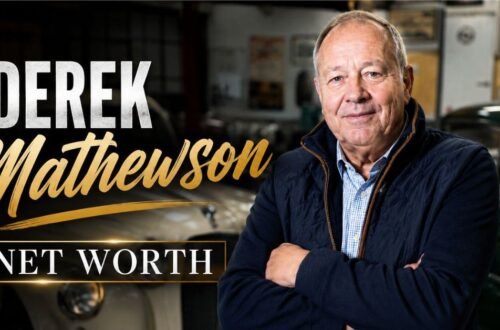 Derek Mathewson net worth chart showing wealth from auctions, TV income, and classic car assets 2026