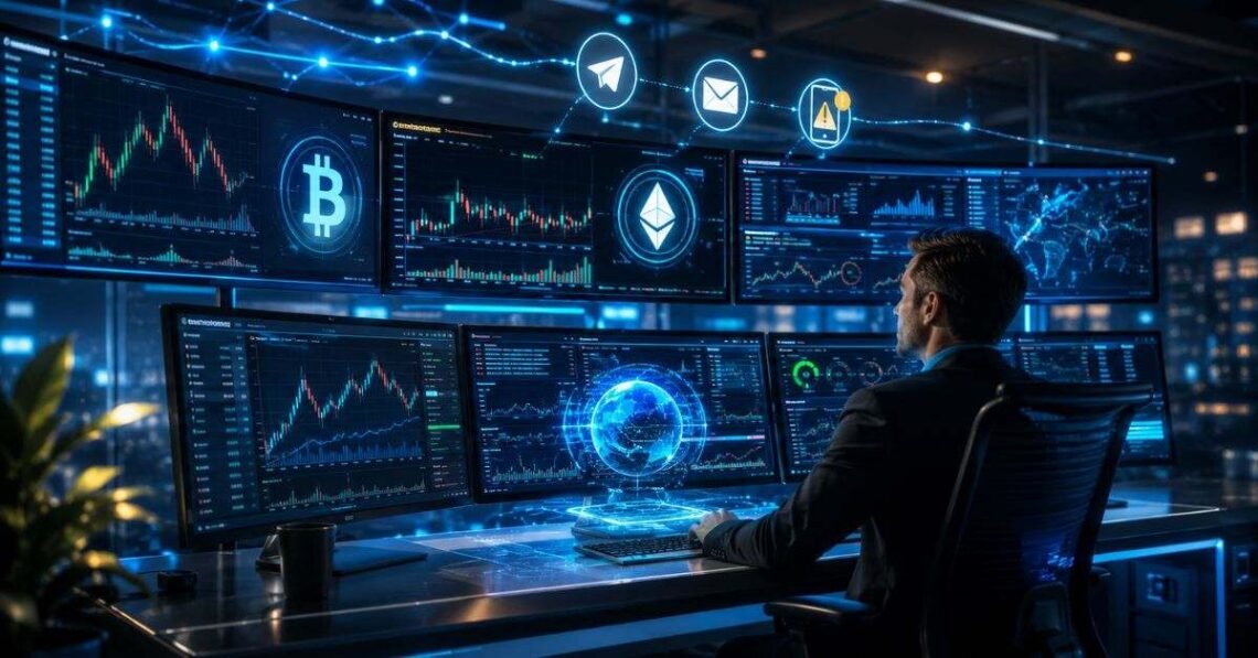 Crypings com homepage screenshot showing crypto price alerts and market dashboard for beginners 2026