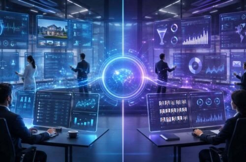 Vertical CRM vs Horizontal CRM comparison chart showing key differences for businesses in 2026