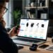 Person browsing g15tool gadgets on laptop comparing tech deals before buying online
