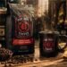 Fire Dept Coffee dark roast bag with bold firefighter branding on a wooden table in 2026