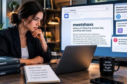 Comparison chart of software name meetshaxs claims across three widely shared review articles