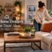 Cozy living room styled with TheHomeTrotters home decor ideas, layered textures and warm lighting